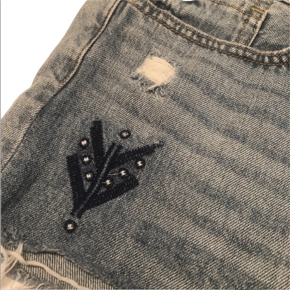 Lucky brand cut off distressed short boho - Picture 5 of 9